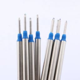 image-5Pc 114mm Quality BLUE OR Black Ink pen Refill Rotary JINHAO Rollerball Pen Refills Student Stationery Office Supplies