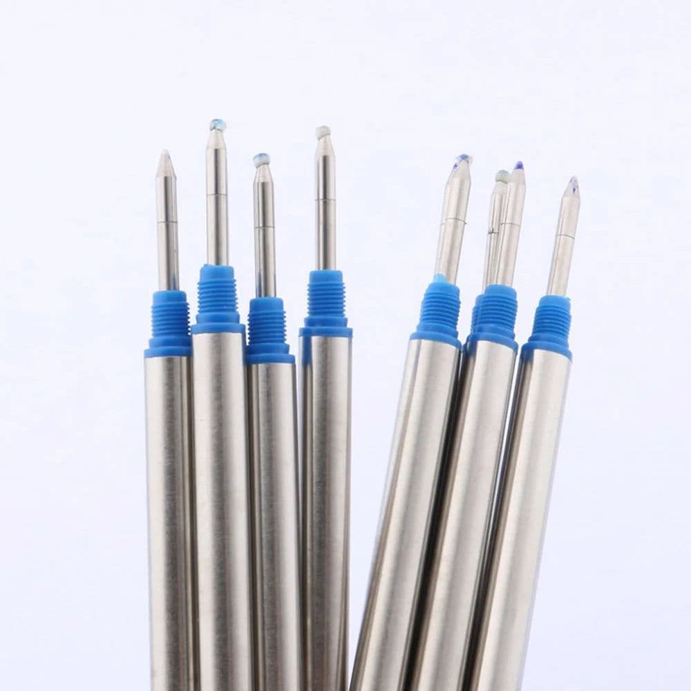 image-5Pc 114mm Quality BLUE OR Black Ink pen Refill Rotary JINHAO Rollerball Pen Refills Student Stationery Office Supplies
