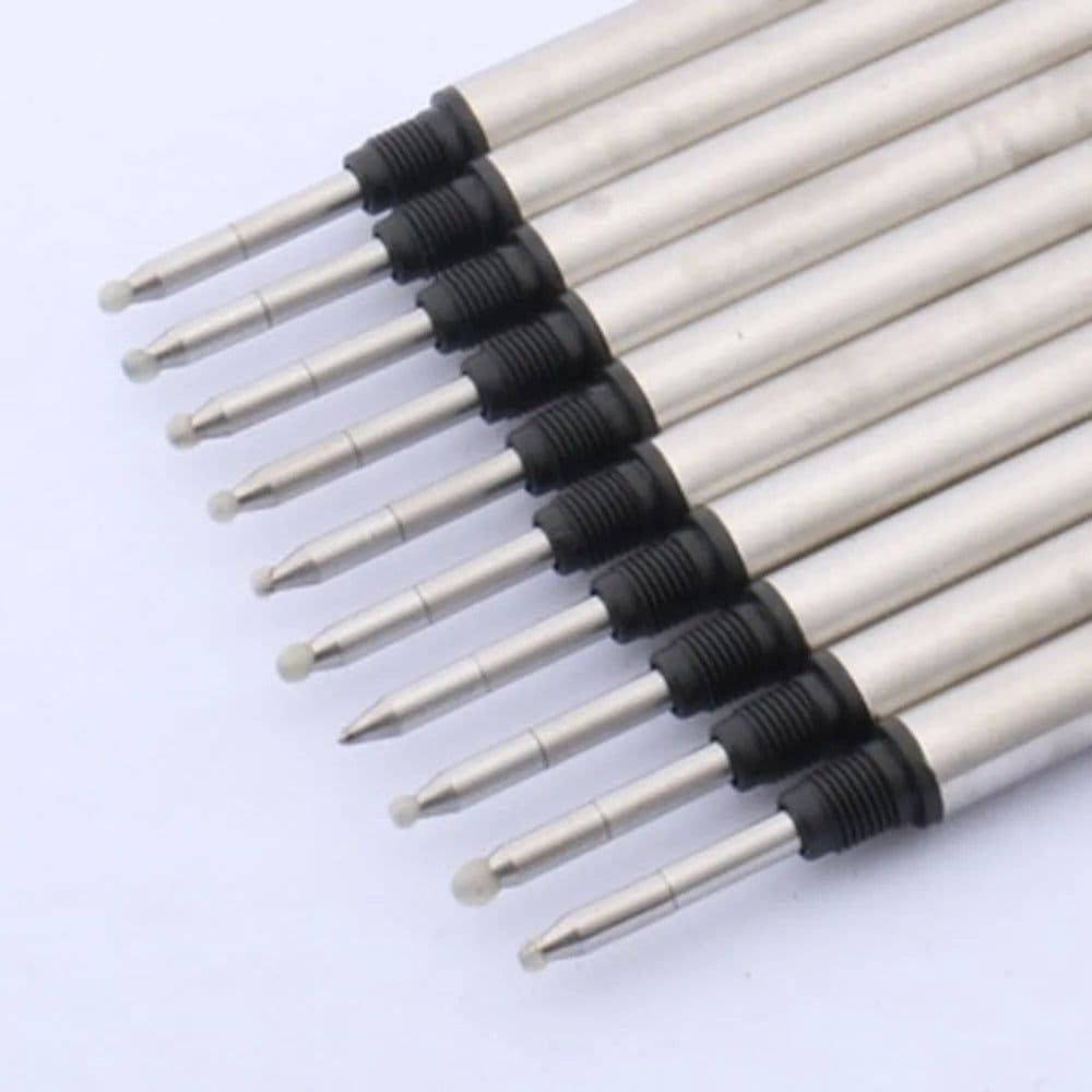 image-5Pc 114mm Quality BLUE OR Black Ink pen Refill Rotary JINHAO Rollerball Pen Refills Student Stationery Office Supplies