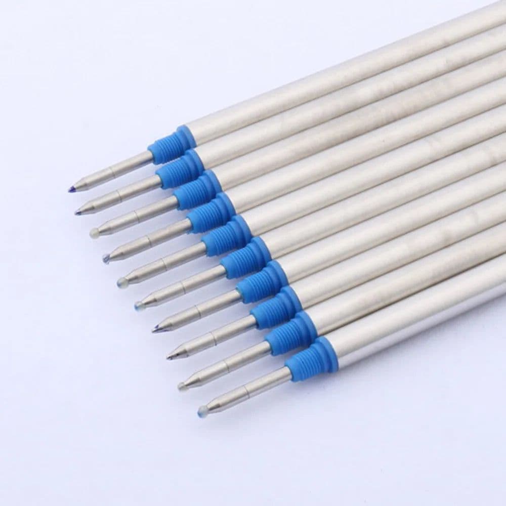 image-5Pc 114mm Quality BLUE OR Black Ink pen Refill Rotary JINHAO Rollerball Pen Refills Student Stationery Office Supplies