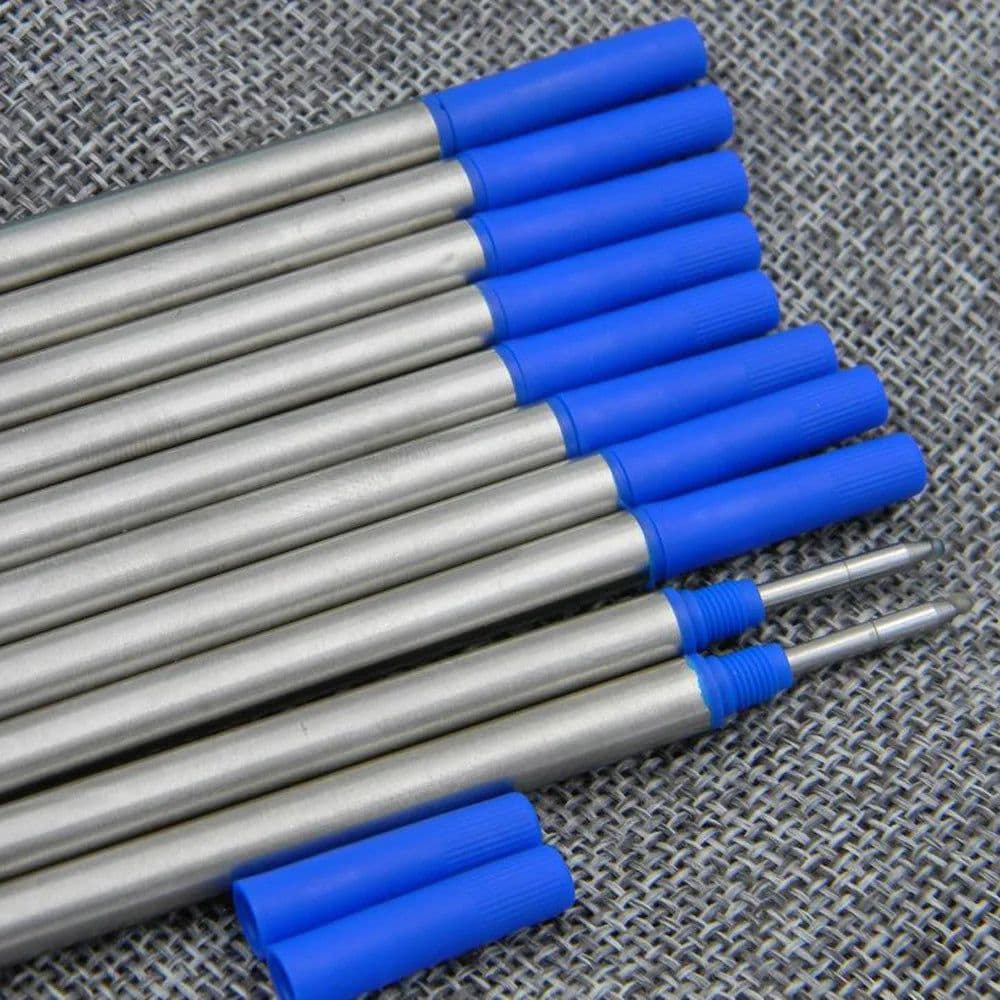 image-5Pc 114mm Quality BLUE OR Black Ink pen Refill Rotary JINHAO Rollerball Pen Refills Student Stationery Office Supplies