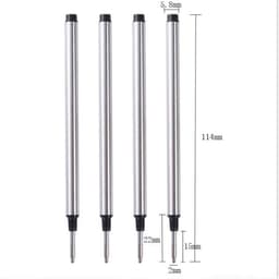 image-5Pc 114mm Quality BLUE OR Black Ink pen Refill Rotary JINHAO Rollerball Pen Refills Student Stationery Office Supplies