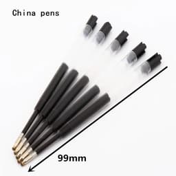 image-High quality 5pcs Black Blue Gel Oily ink Refill Ballpoint Pen School office stationery Suitable for ball point pens Writing
