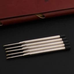 image-High quality 10Pc Red blue black FIT FOR metal PEN Style GIFT Ballpoint Pen Refills Business Office school supplies Writing