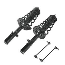 image-VEVOR Rear Shock Absorber Strut Assembly, 2Pcs Shock and Strut Assembly with Stabilizer Bar & Coil Spring, Compatible with 2007-2011 Toyota Camry and 2008-2012 Toyota Avalon Models, OE 172401