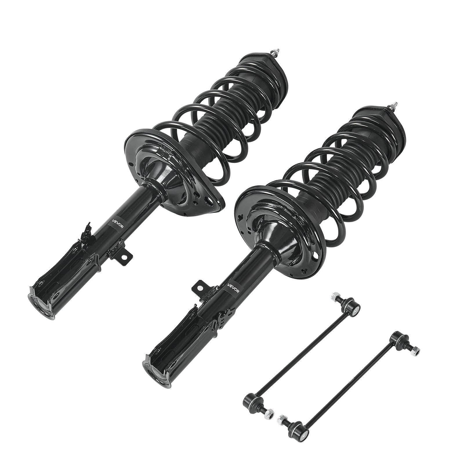 image-VEVOR Rear Shock Absorber Strut Assembly, 2Pcs Shock and Strut Assembly with Stabilizer Bar & Coil Spring, Compatible with 2007-2011 Toyota Camry and 2008-2012 Toyota Avalon Models, OE 172401