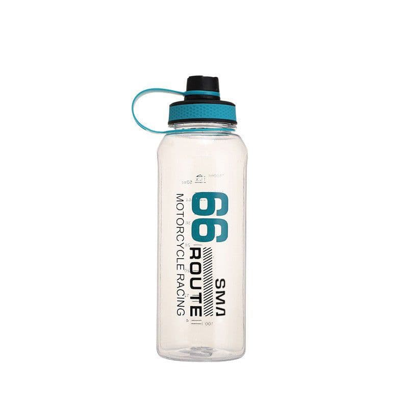 image-Large Water Bottle Outdoor Portable Sports Fitness Plastic Water Cup