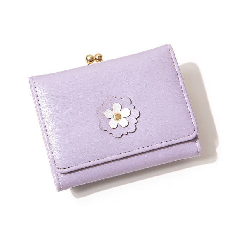 image-Women's Short Casual Simple Mini Student Cute Animal Kitten Wallet