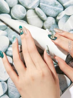 image-Korean Gel Nail Strips Nail decals All-In-One Kits