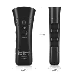 image-Amazon hot-selling pet supplies double horn laser dog training device ultrasonic double head dog repeller dogrepeler