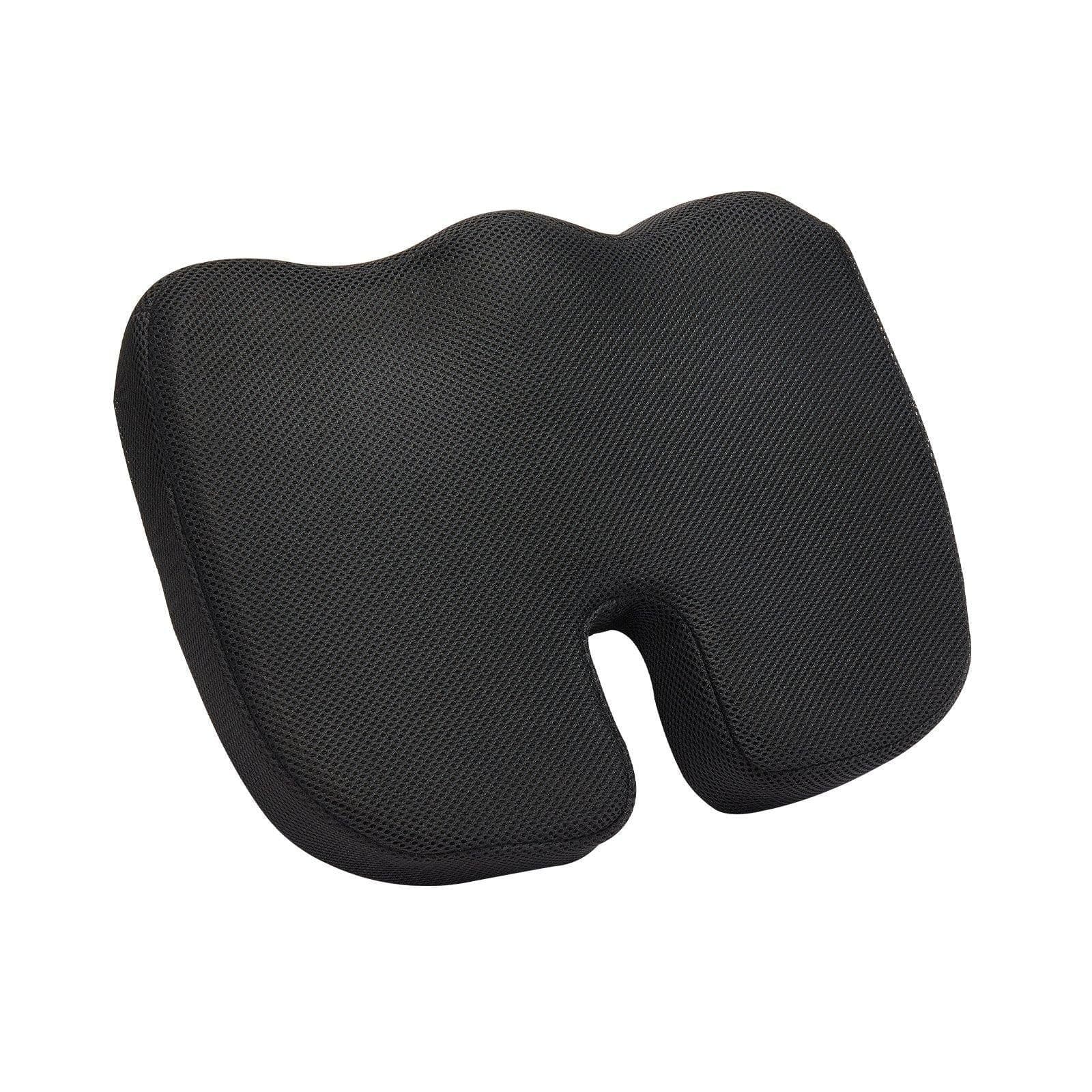 image-VEVOR Seat Cushion, Cooling Gel + Memory Foam Seat Cushion, Pressure-Relief Wheelchair Seat Pad with U-Shaped Cutout & Removable Cover, Lightweight and Portable for Travel, Car, Office, Airplane
