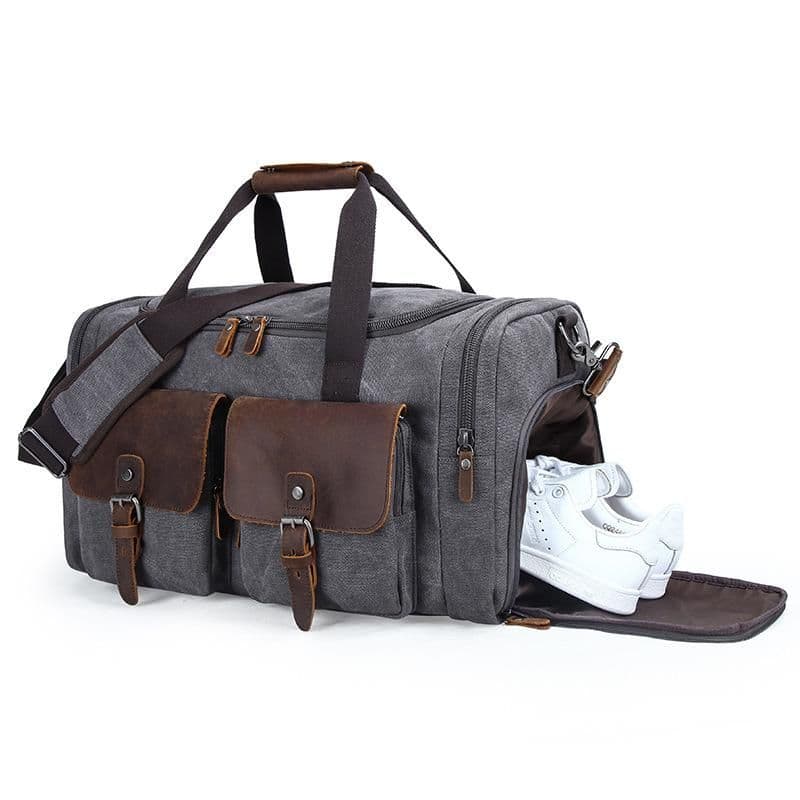 image-High Quality Outdoors Canvas Duffel Bag