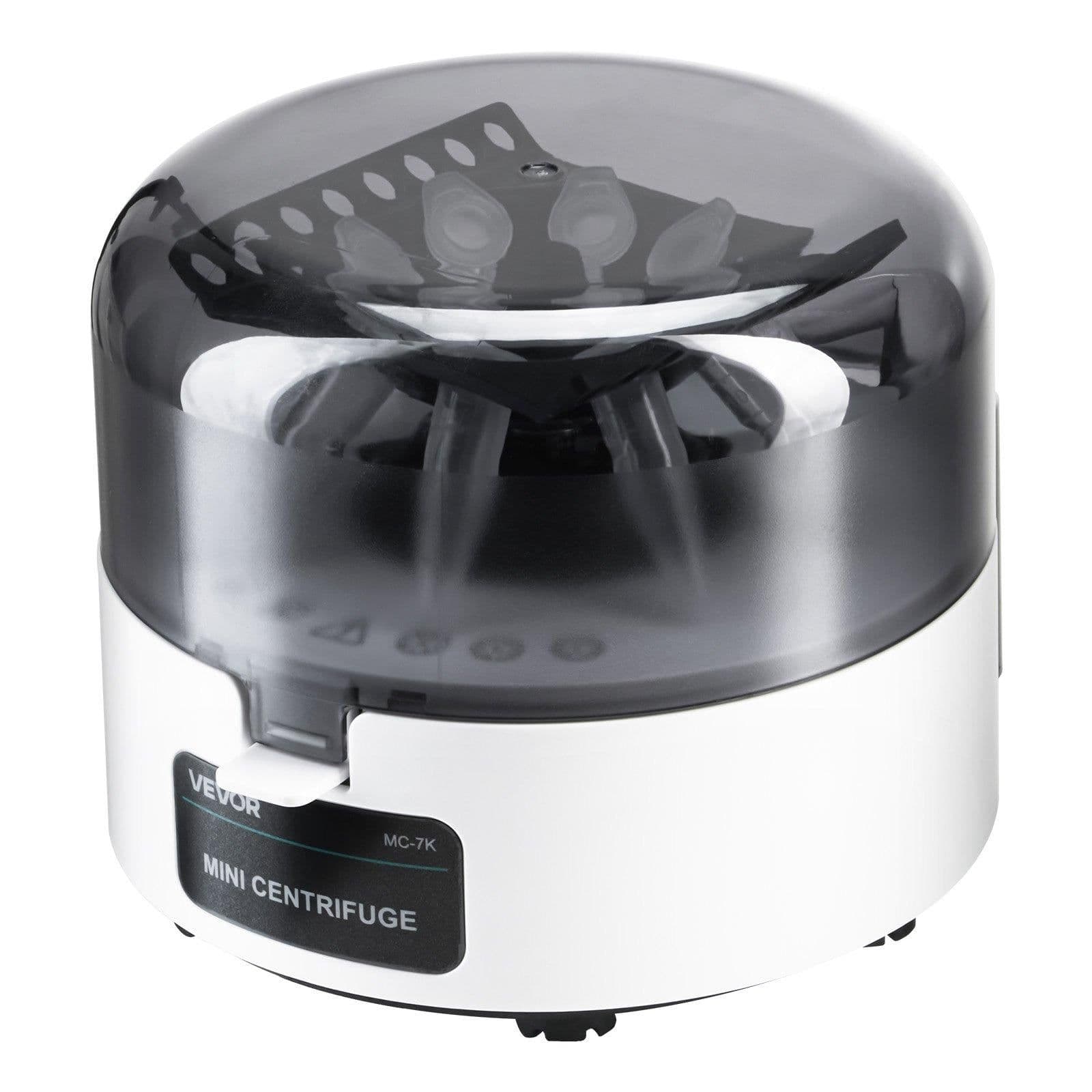 image-VEVOR Mini Centrifuge Machine, 3013xg RCF Electric Laboratory Centrifuge Machine with 2-in-1 Rotor for 0.2/1.5/2ml Tube Capacity, Fixed Speed 7000r/min, Low Noise, Widely Used in Various Experiments