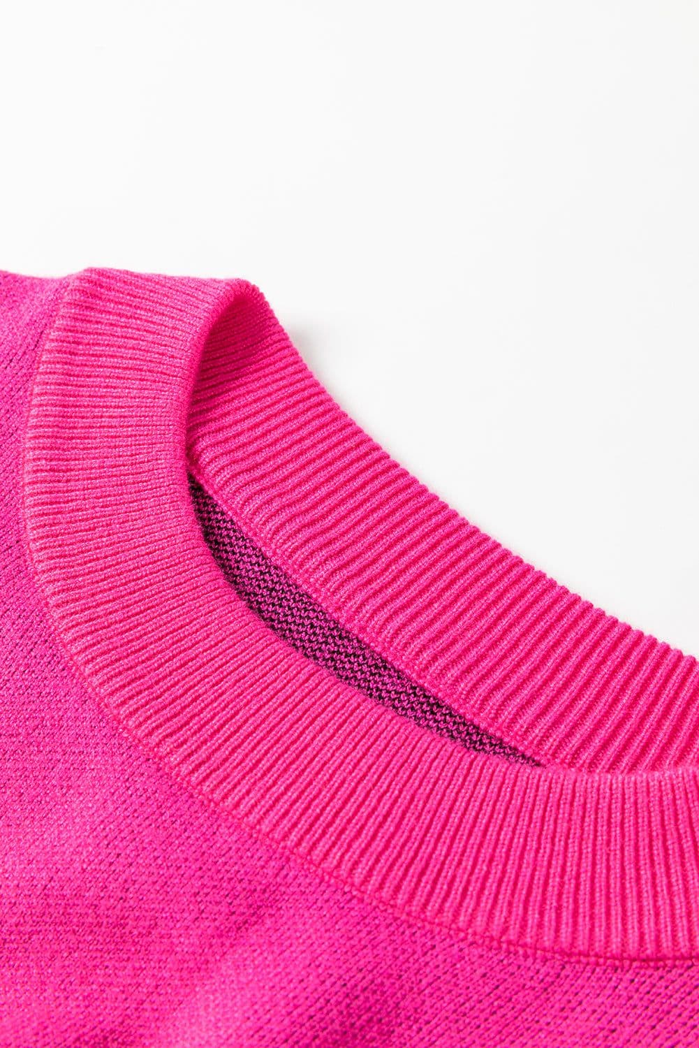 image-Cowboy Hat Graphic Rose Red Oversized Sweater - Drop Shoulder