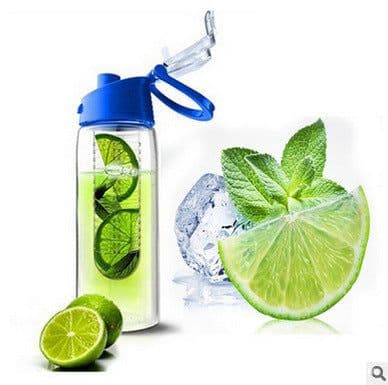 image-Water bottle outdoor sports lemon water cup artifact