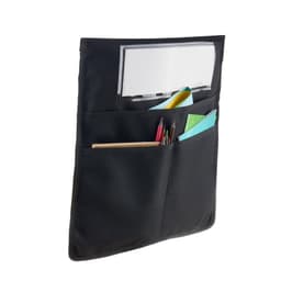 image-VEVOR Chair Pockets for Classroom, 12 Pack, 17 x 19 Inches Chairback Buddy Pocket with Name Tag, Back of Chair Organizer for Kids in Classroom, Kindergarten, School, and Home, Black