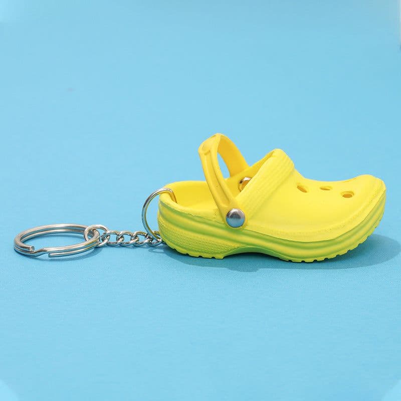 image-Factory direct sales of new mini slippers, hole shoes, small shoes, keychains, backpack pendants