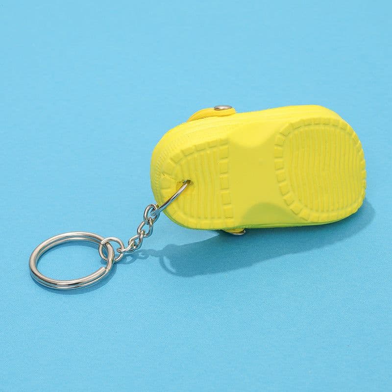 image-Factory direct sales of new mini slippers, hole shoes, small shoes, keychains, backpack pendants