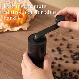 image-Manual Coffee Bean Grinder Portable Grinder Home Outdoors Travel Hand Crank Coffee Grinder Adjustable Bean Grinde