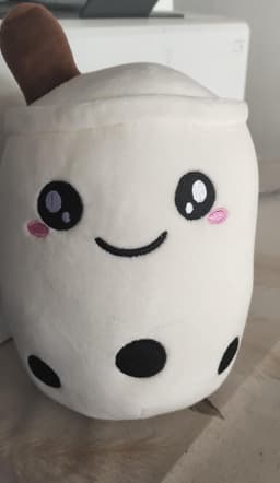 image-Cute Fruit Drink Plush Stuffed Soft Strawberry Milk Tea Plush Boba Tea Cup Toy Bubble Tea Pillow Cushion Kids Gift
