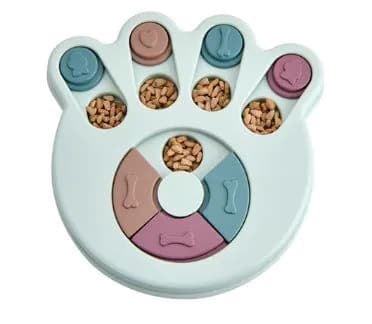 image-Pet Puzzle Toys Increase Interactive Slow Dispensing Feeding Training Games Feeder
