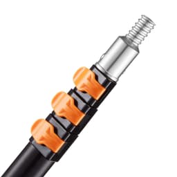 image-VEVOR Telescopic Extension Pole, 3.8-12 FT Multi-Purpose Extendable Pole, Sturdy Aluminum Alloy Paint Pole Extension with Flip-Lock Design, High Reach Roller Stick for Painting, Dusting and Cleaning