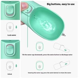 image-Pet Portable Water Cup Cat Water Fountain