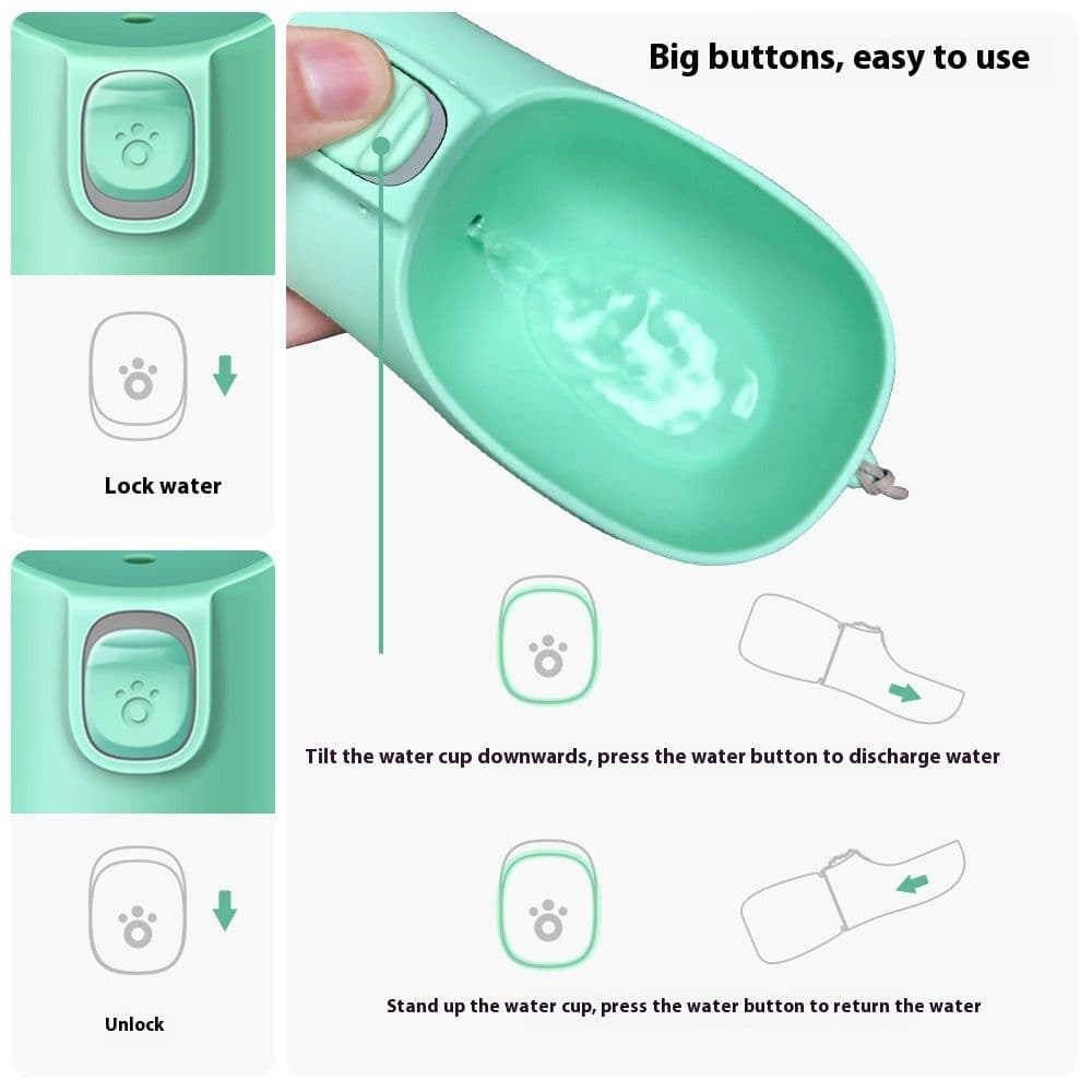 image-Pet Portable Water Cup Cat Water Fountain