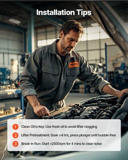 image-VEVOR Lifter Camshaft Kit, 5-Piece Set, Gray Cast Iron Engine Cam, for 2009-2019 Dodge Ram 1500 5.7L, 2009 Dodge Durango 5.7L, Fits V8 5.7L Engines, Trucks / Large SUVs