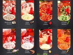 image-Tenta Kitchen 485ml Manual Food Chopper/Meat Grinder/Vegetable Slicer/Shredder/Grinder
