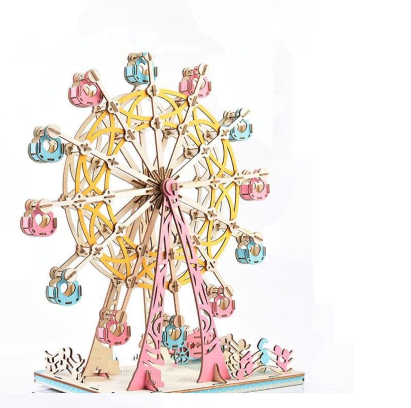 image-Decoration wooden puzzle