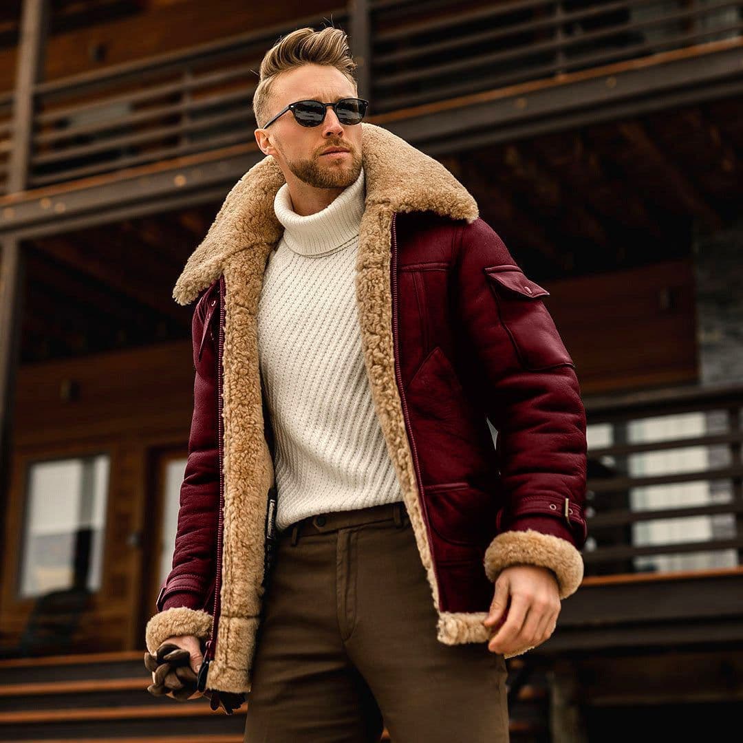 image-Winter Jacket Mens Military Fleece Warm Jackets Male Fur Collar Coats Army Tactical Jacket