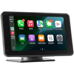 image-VEVOR Wireless Car Stereo, 7-Inch HD Portable Radio Touch Screen Compatible with Apple CarPlay & Android Auto, CarPlay Screen with Backup Camera, Voice Control, Mirror Link, Bluetooth, GPS Navigation