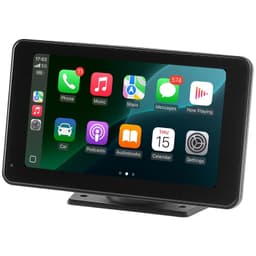 image-VEVOR Wireless Car Stereo, 7-Inch HD Portable Radio Touch Screen Compatible with Apple CarPlay & Android Auto, CarPlay Screen with Backup Camera, Voice Control, Mirror Link, Bluetooth, GPS Navigation