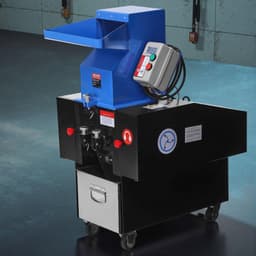 image-VEVOR Plastic Shredder Crusher, 3HP/2.2KW Plastic Bottle Grinder Granulator, 100-150kg/h Capacity Pulverizer Recycling Machine with Wheels, SDK-11 Blade & 6mm Mesh for PVC ABS PTFE (220V 60Hz 3-Phase)