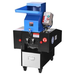 image-VEVOR Plastic Shredder Crusher, 3HP/2.2KW Plastic Bottle Grinder Granulator, 100-150kg/h Capacity Pulverizer Recycling Machine with Wheels, SDK-11 Blade & 6mm Mesh for PVC ABS PTFE (220V 60Hz 3-Phase)