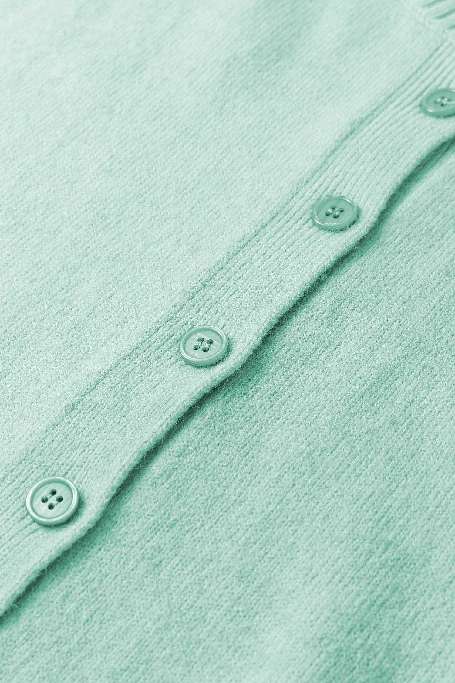 image-Moonlight Jade 3/4 Sleeve Boxy Knit Cardigan