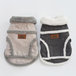 image-Dog Clothes Winter Pet Dog French Bulldog Jacket Thick Warm Dog Coat