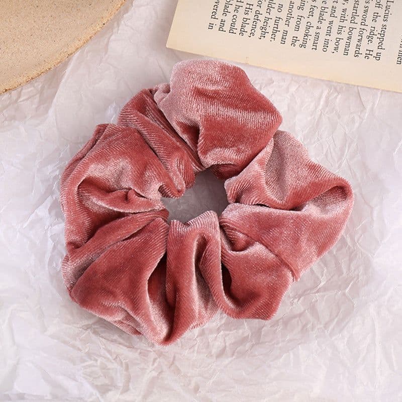 image-Flannel Hair Tie Hair Rope Amazon Velvet Fashion Ponytail Hair Accessories