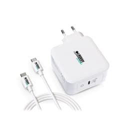 image-Wall Charger + USB C Cable Urban Factory GSC10UF White