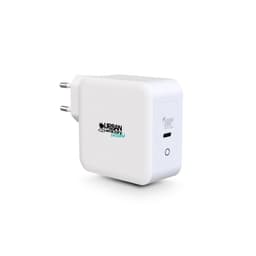 image-Wall Charger + USB C Cable Urban Factory GSC10UF White