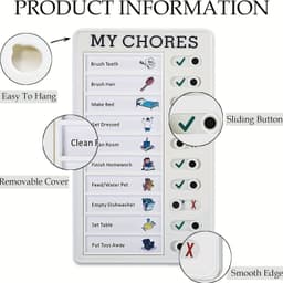 image-Self-discipline Punch Card Students' Develop Good Habits Planner Old Man My Chores Memo Message Inspection Table Can Replace Daily Life, Good Habits Develop Daily Learning Task Planning
