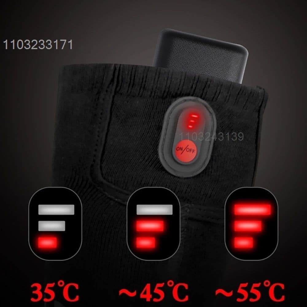image-Heated Socks Rechargeable 5000mah Electric Heated Skiing Socks Snowboarding Outdoor Sports Foot Warmer Winter Thermal Socks