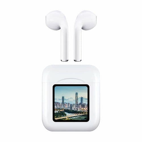 image-Wireless Bluetooth Headset High-definition LCD Display