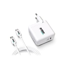 image-Wall Charger + USB C Cable Urban Factory GSC65UF White