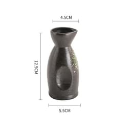 image-Japanese Style Ceramic Wine Pot - Handmade Baijiu Carafe