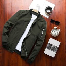 image-Jacket Casual Jacket Men's Baseball Uniform Youth Trend