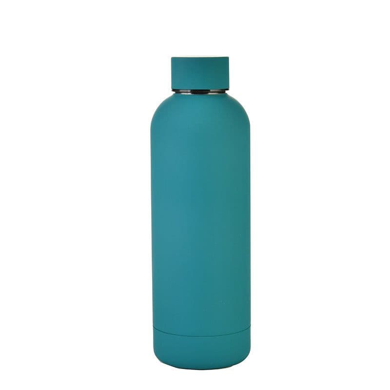 image-Portable Sports Water Cup Rubber Paint Insulation Cup