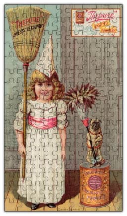 image-Baking Powder Vintage Poster Wooden Jigsaw Puzzle #6710