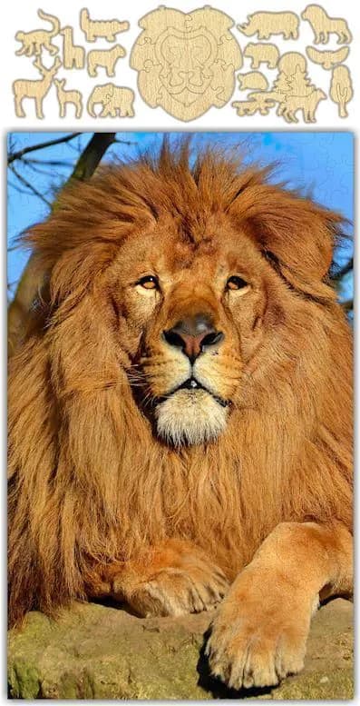image-Whimsical Lion Jigsaw Puzzle #6732